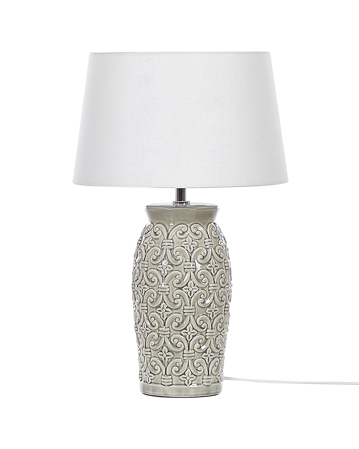  Table Lamp KHOPER Ceramic Grey