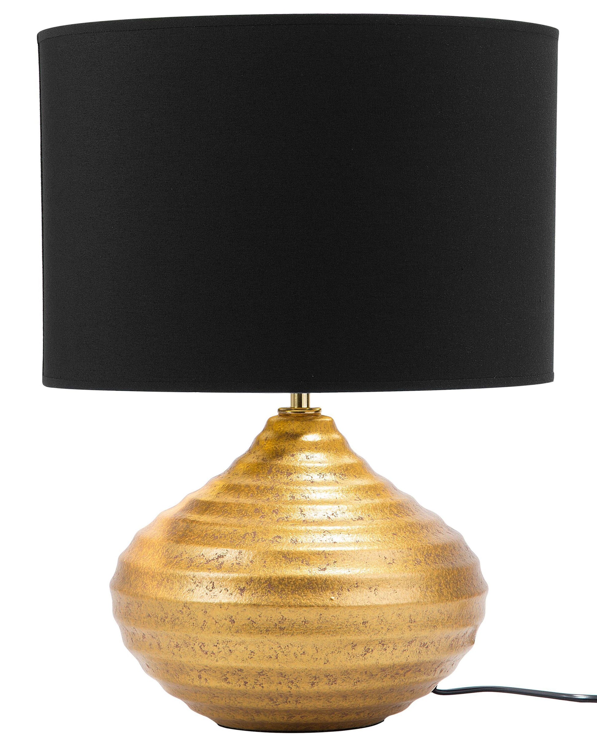  Table Lamp KUBAN Ceramic Gold