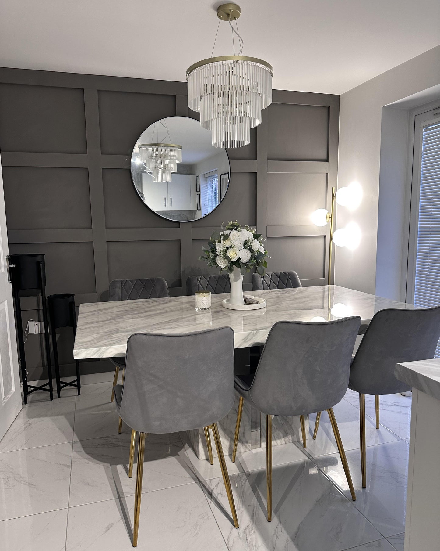  Floor Lamp WADI Metal Gold