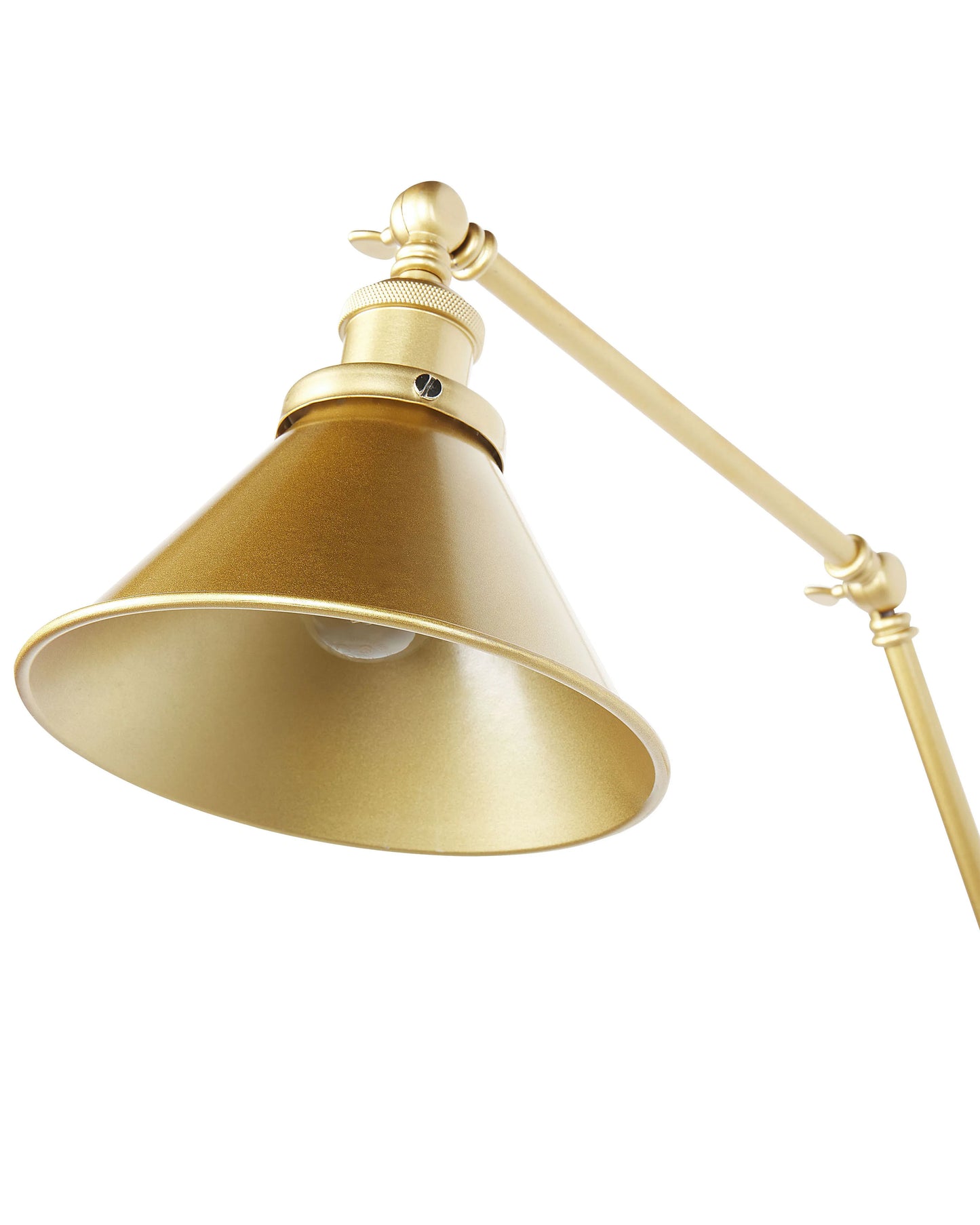 Set Of 2 Wall Lamps NARVA Adjustable Metal Gold