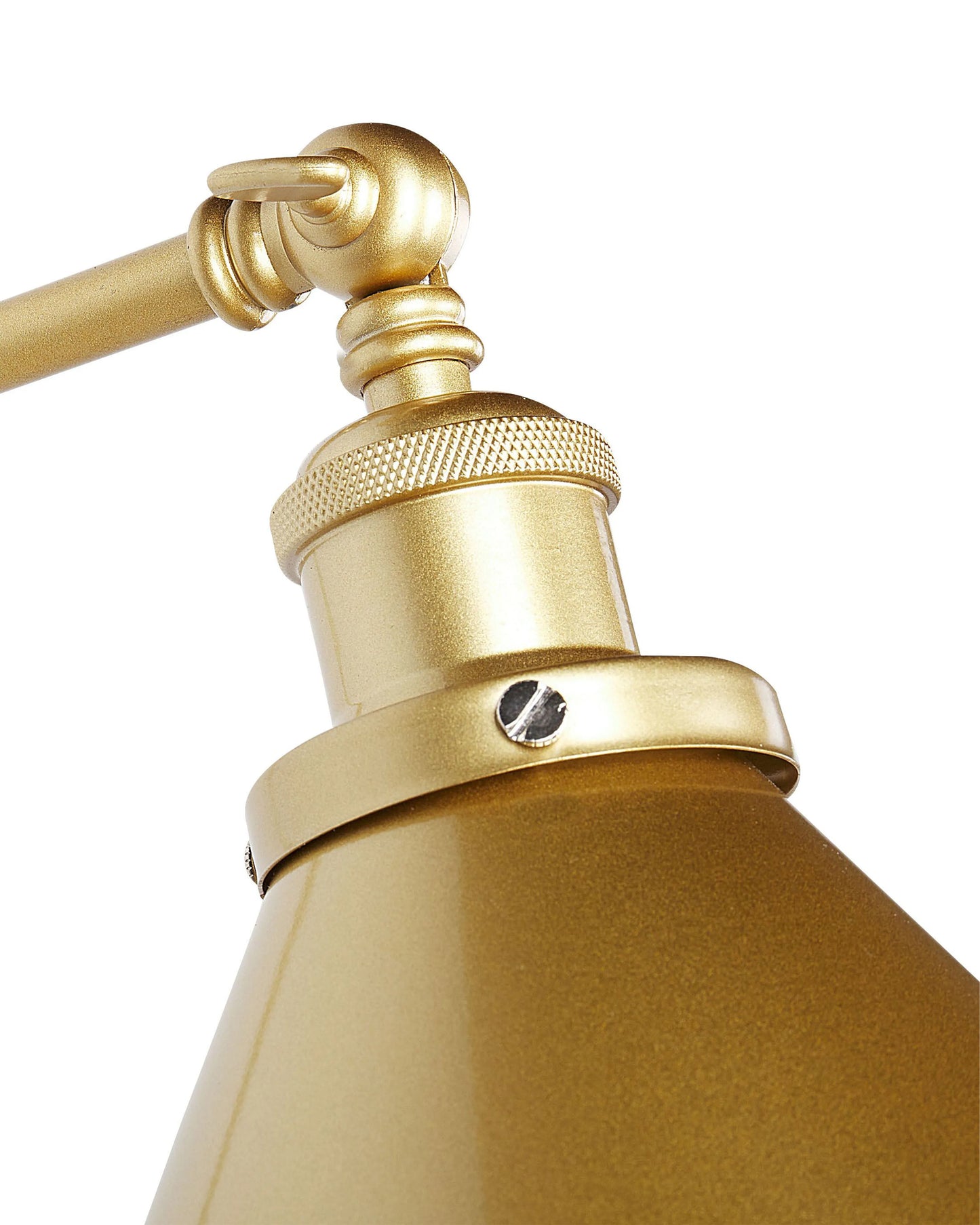  Set Of 2 Wall Lamps NARVA Adjustable Metal Gold