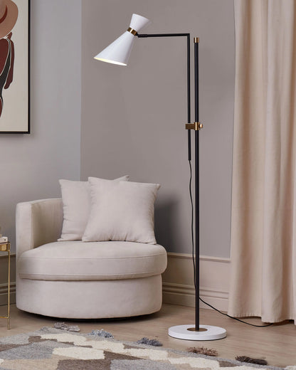  Floor Lamp MELAWI Metal White