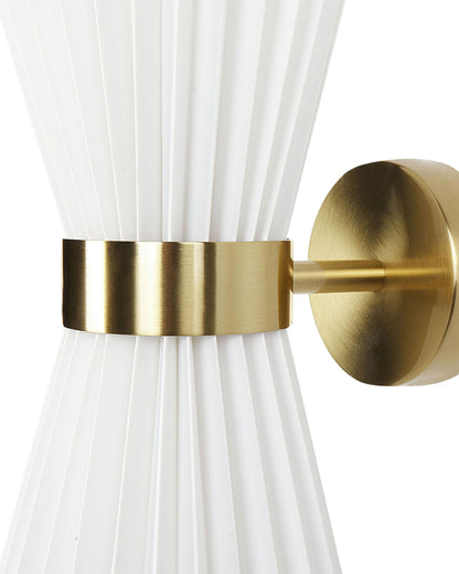  Set Of 2 Wall Lamps TELANG Cotton White