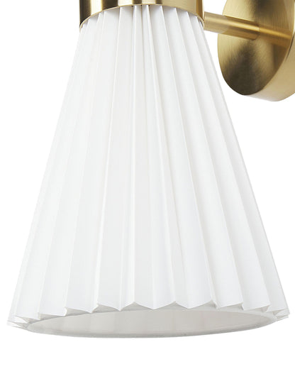  Set Of 2 Wall Lamps TELANG Cotton White