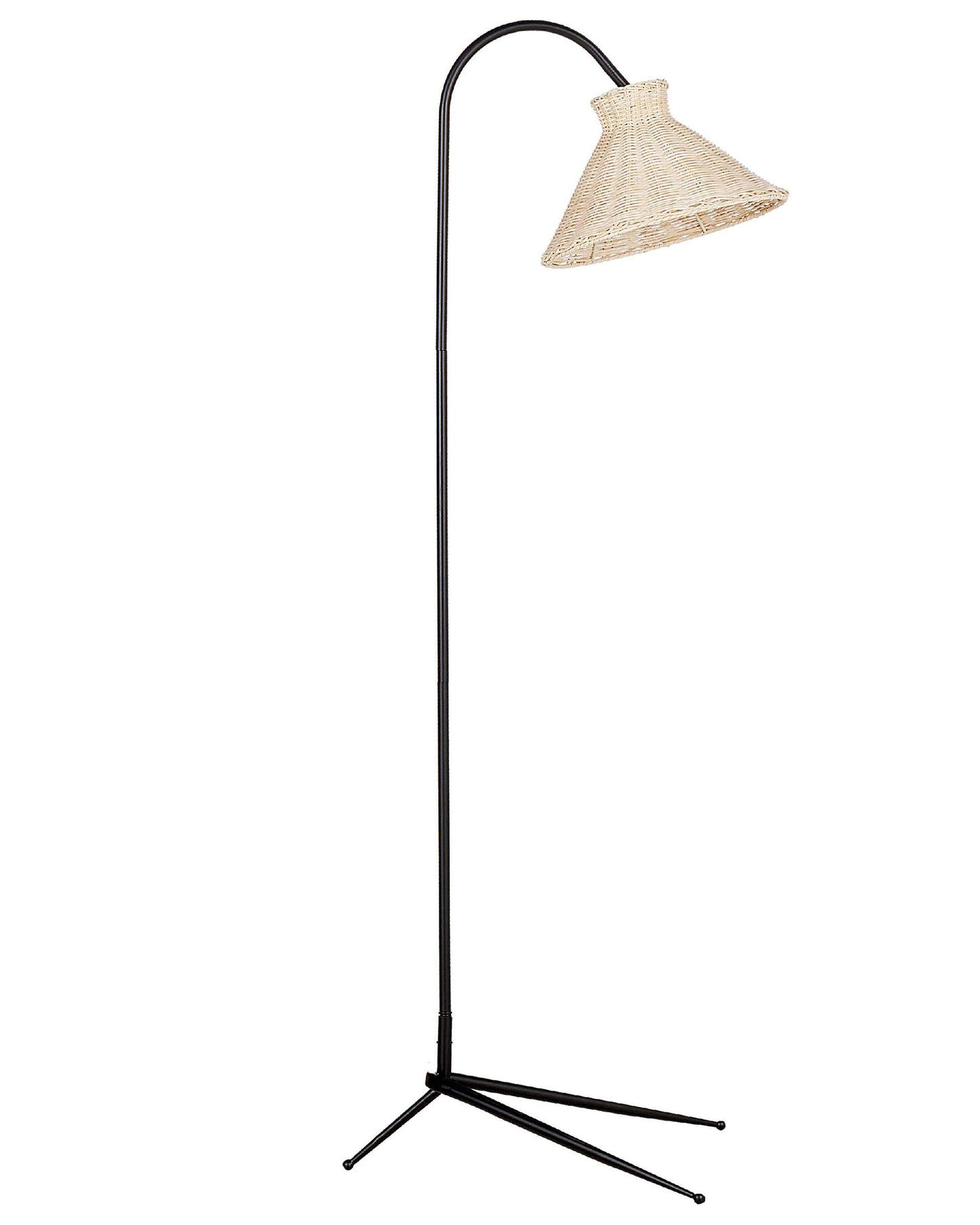  Floor Lamp KERIAN Rattan Natural