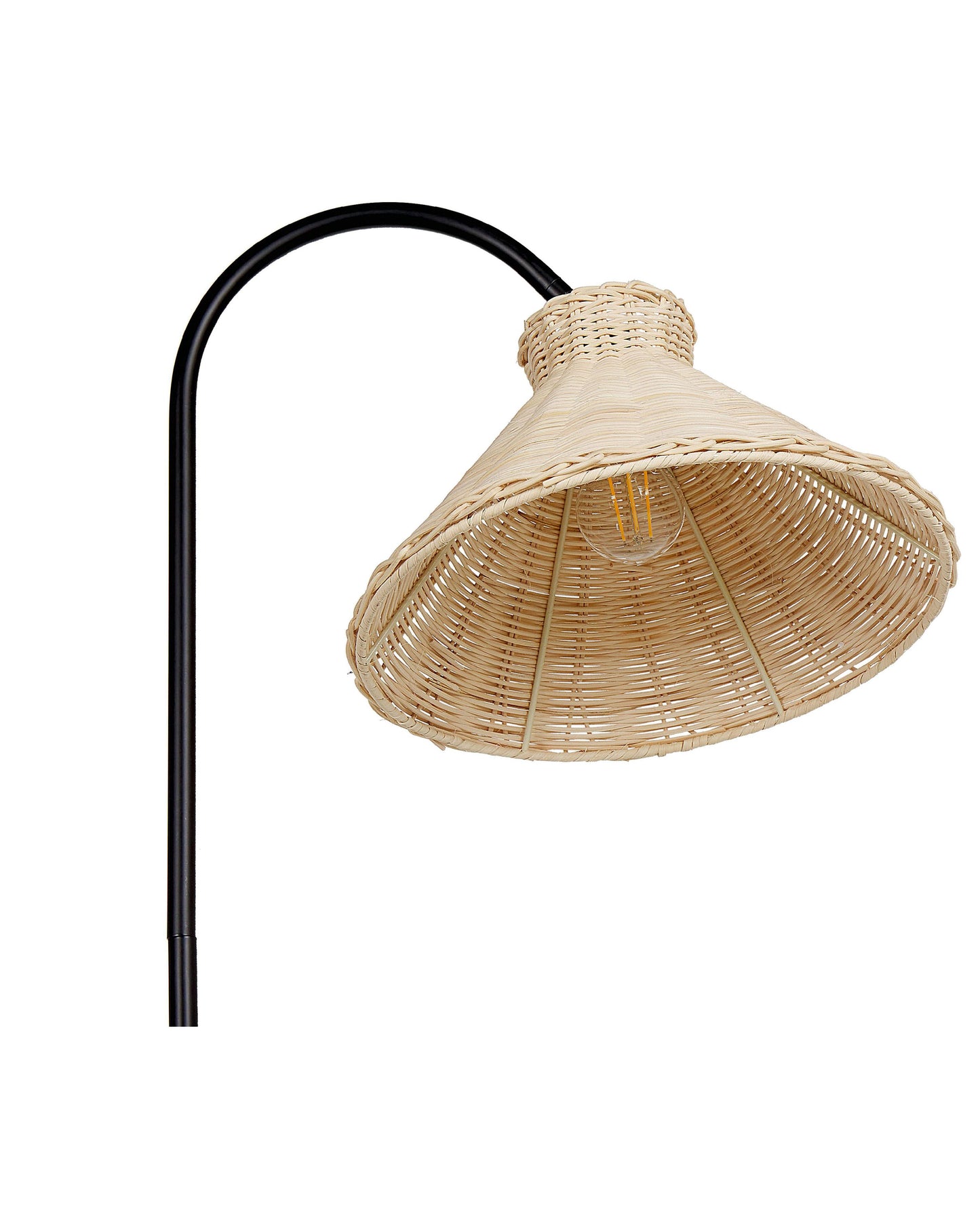  Floor Lamp KERIAN Rattan Natural