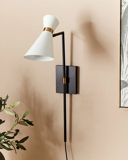  Wall Lamp MELAWI Adjustable Metal White