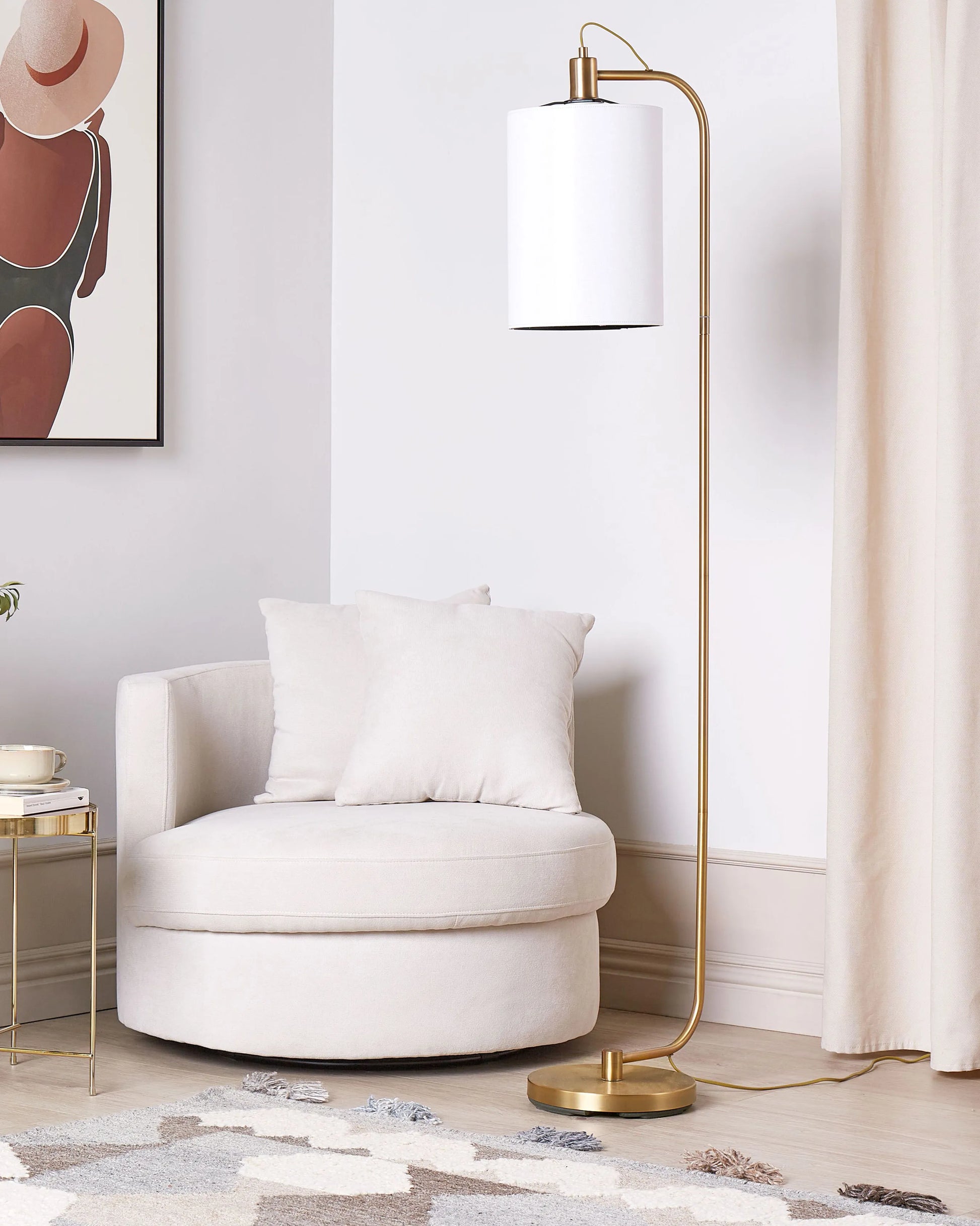  Floor Lamp LIBERIA Metal Copper