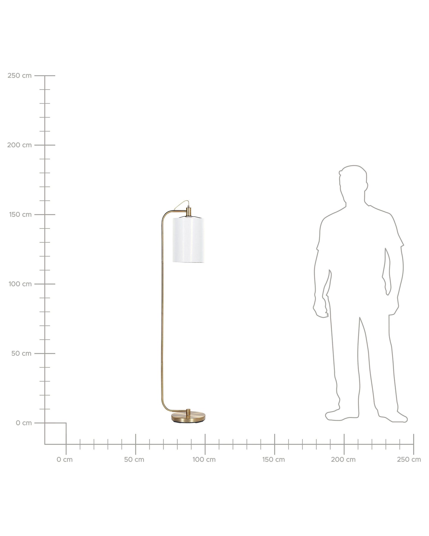  Floor Lamp LIBERIA Metal Copper