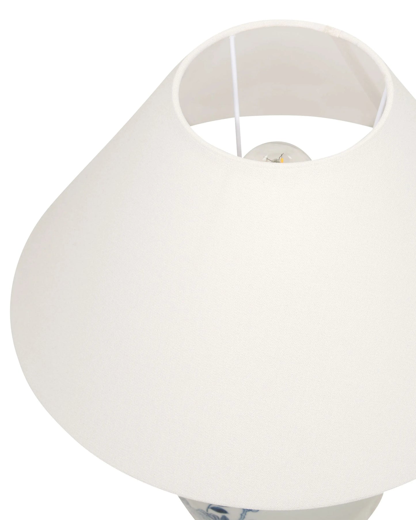  Table Lamp MAGROS Porcelain White/ Blue
