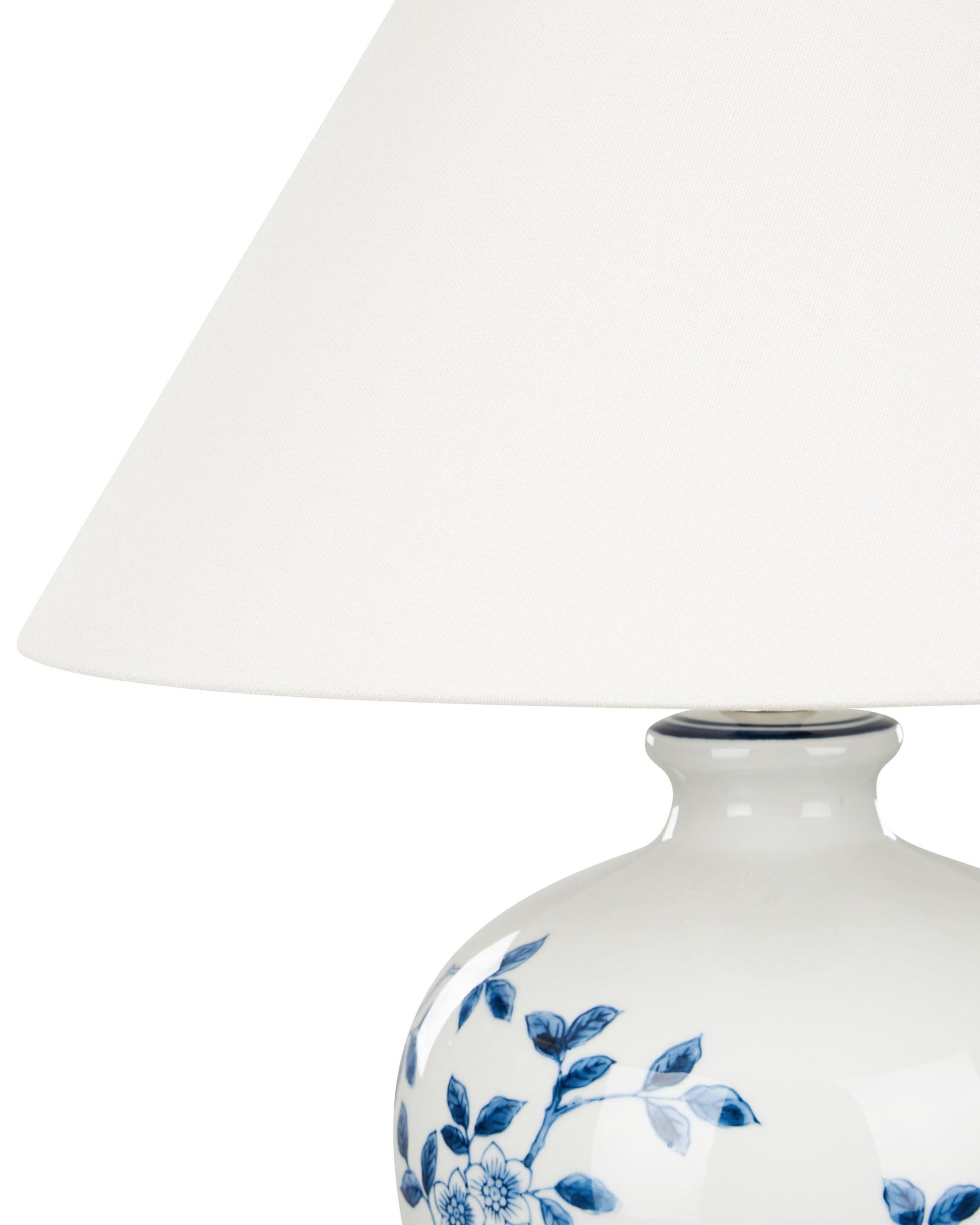  Table Lamp MAGROS Porcelain White/ Blue