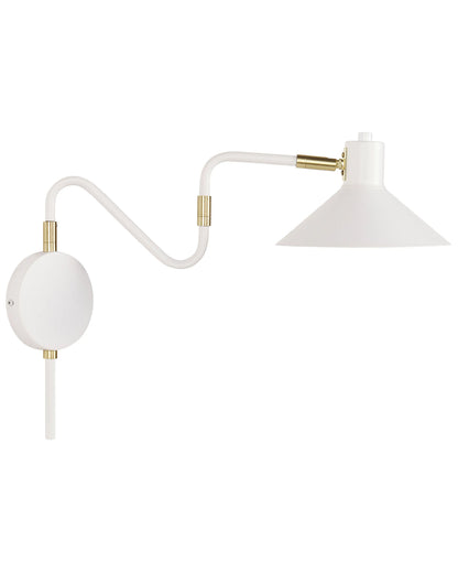  Wall Lamp BALIEM Adjustable Metal White