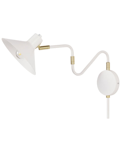  Wall Lamp BALIEM Adjustable Metal White