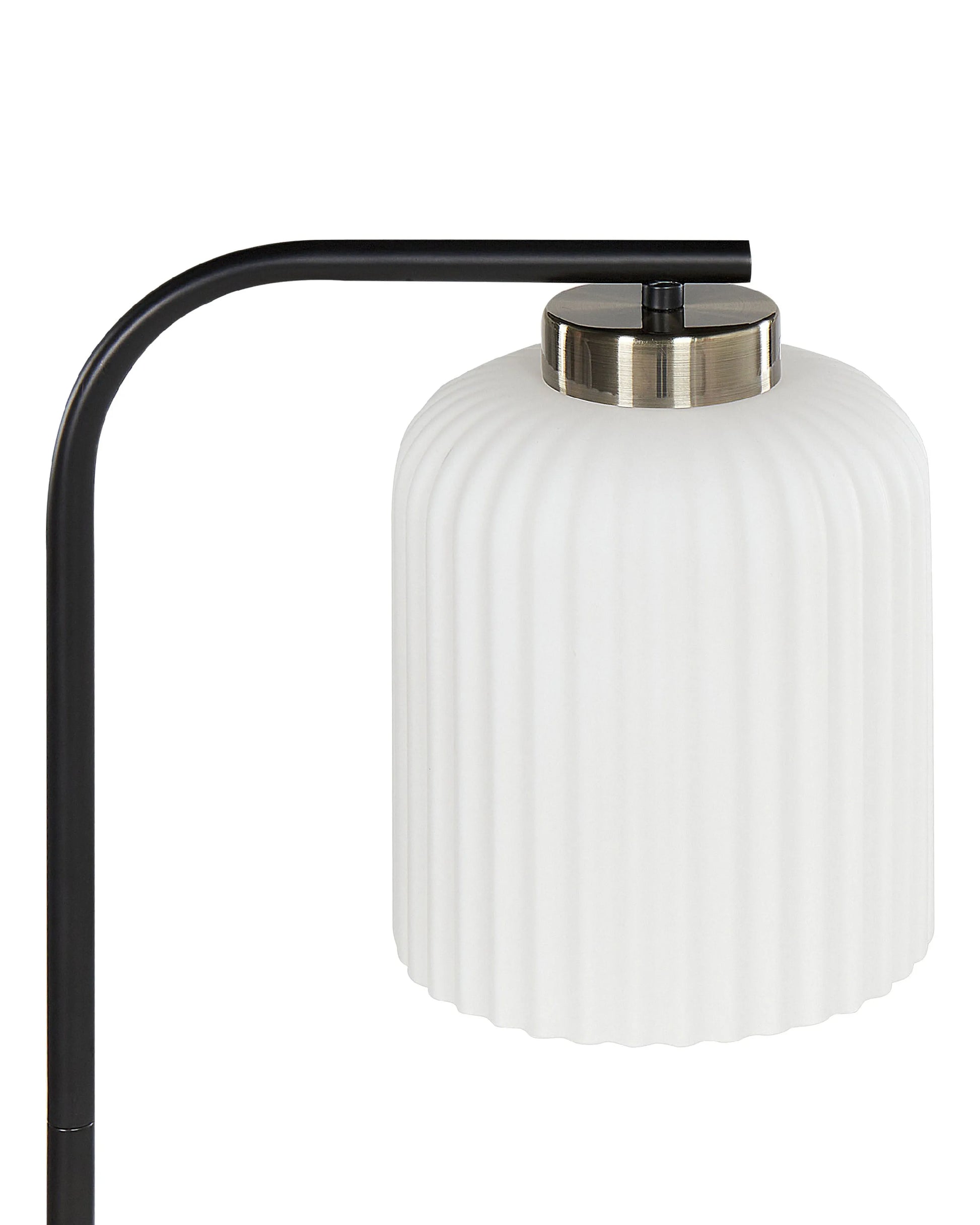  Floor Lamp CAUDELO Metal Black/ White