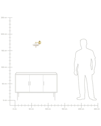  Wall Lamp LASOLO Metal White