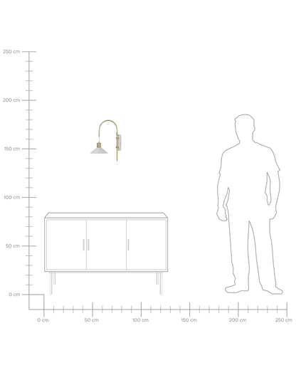  Wall Lamp SISSA Metal White