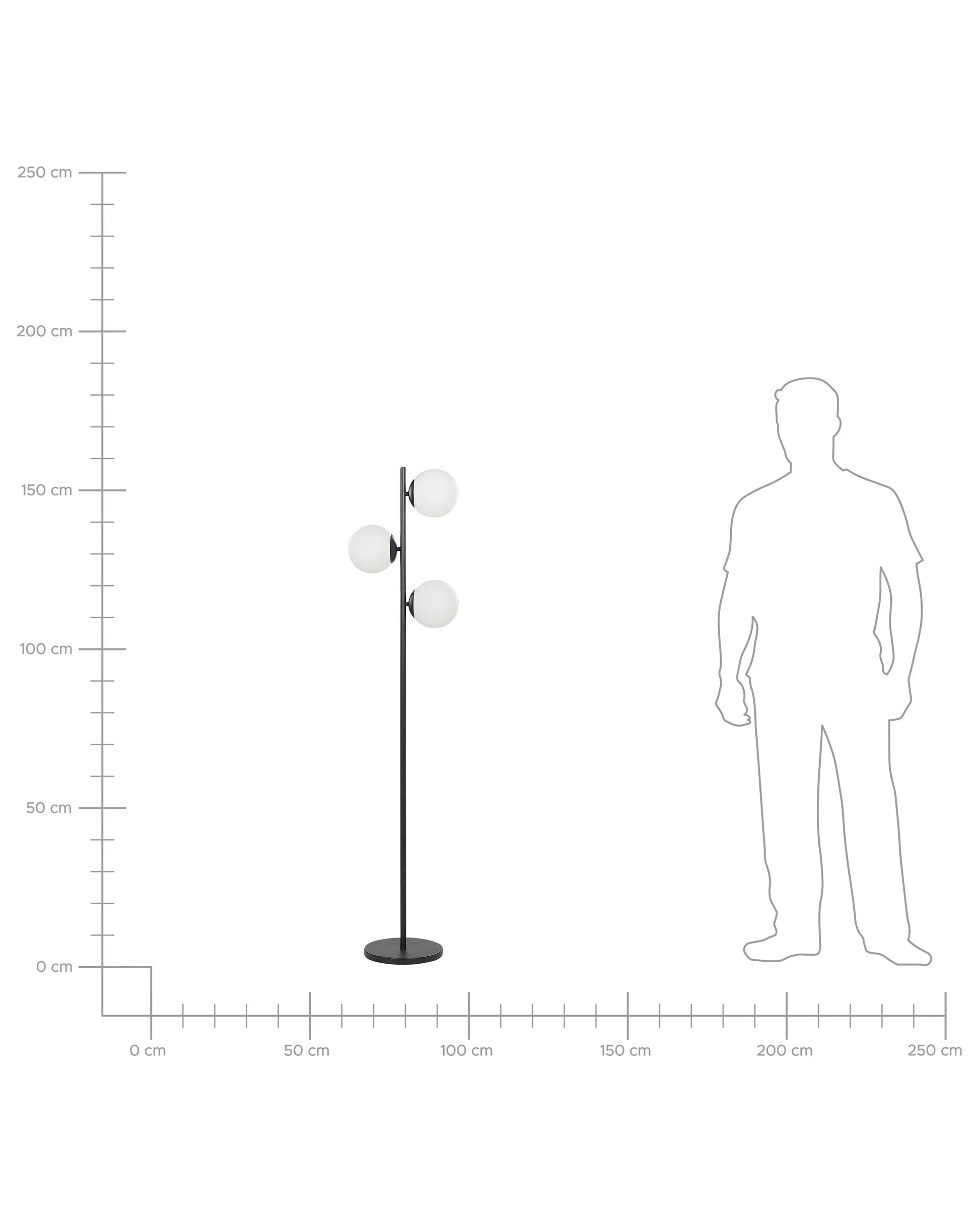  Floor Lamp WADI Metal Black