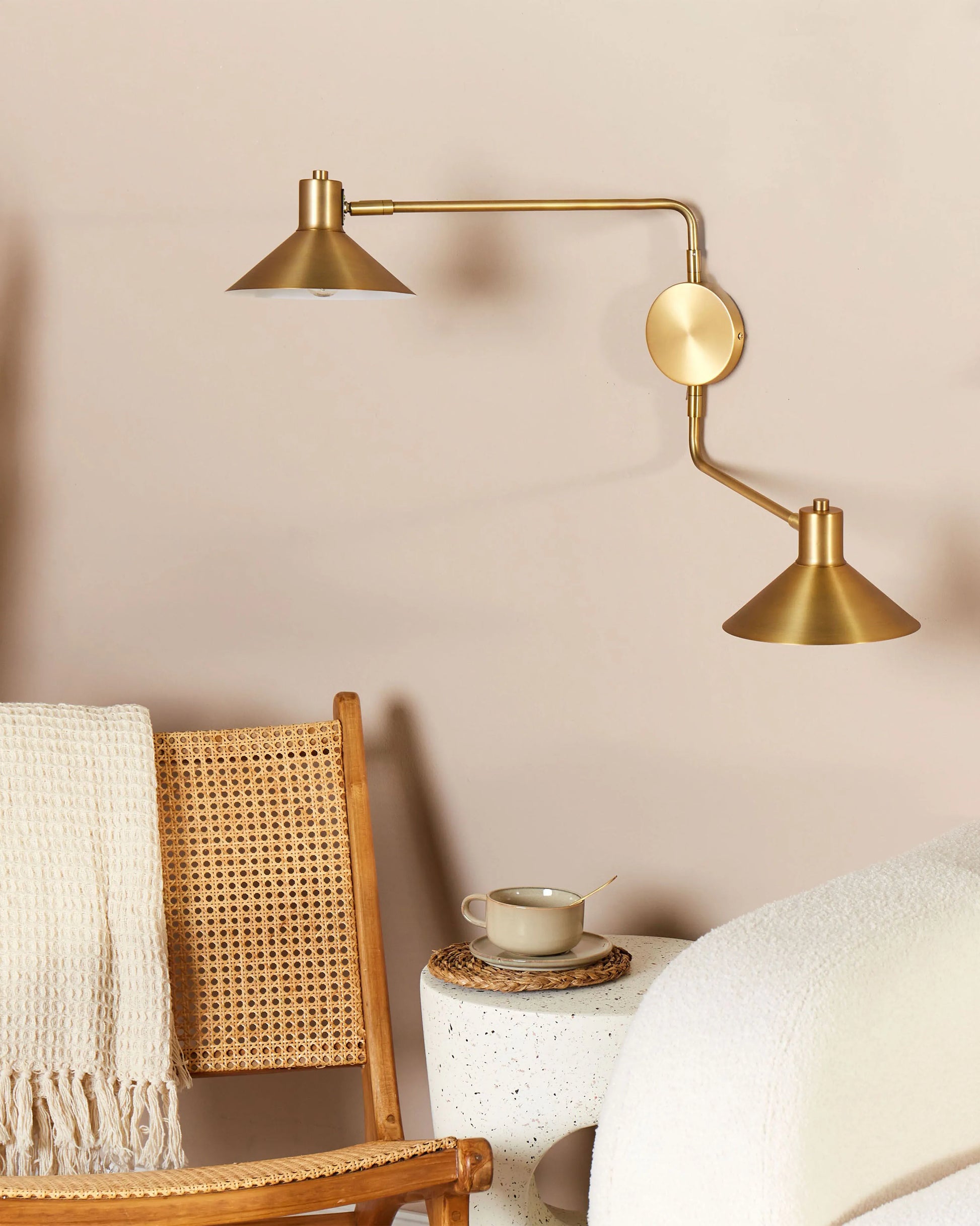  Wall Lamp KADASSA Adjustable Metal Gold
