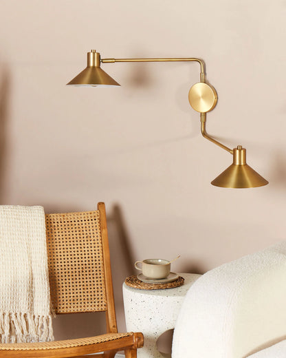  Wall Lamp KADASSA Adjustable Metal Gold