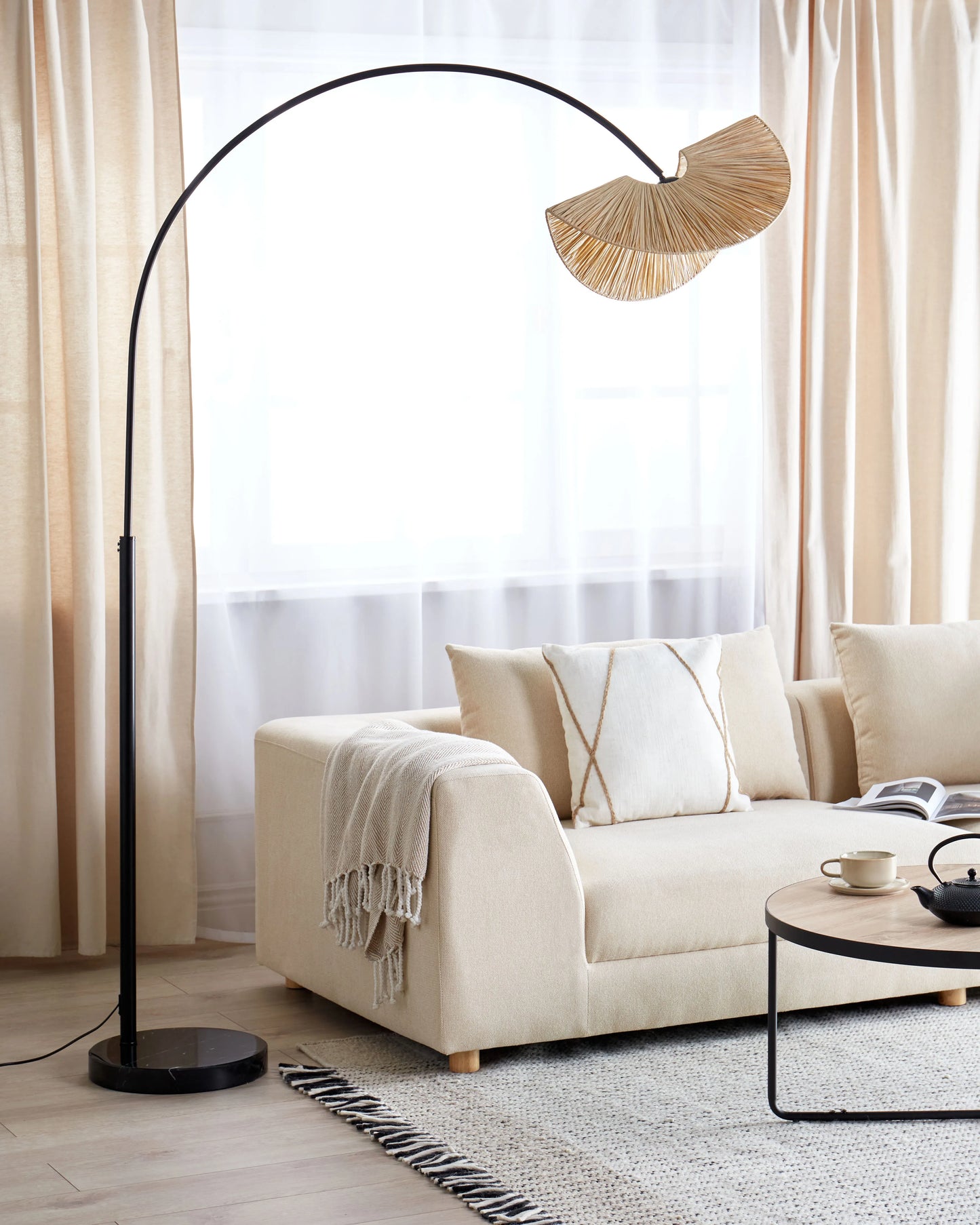  Floor Lamp HERRON Natural