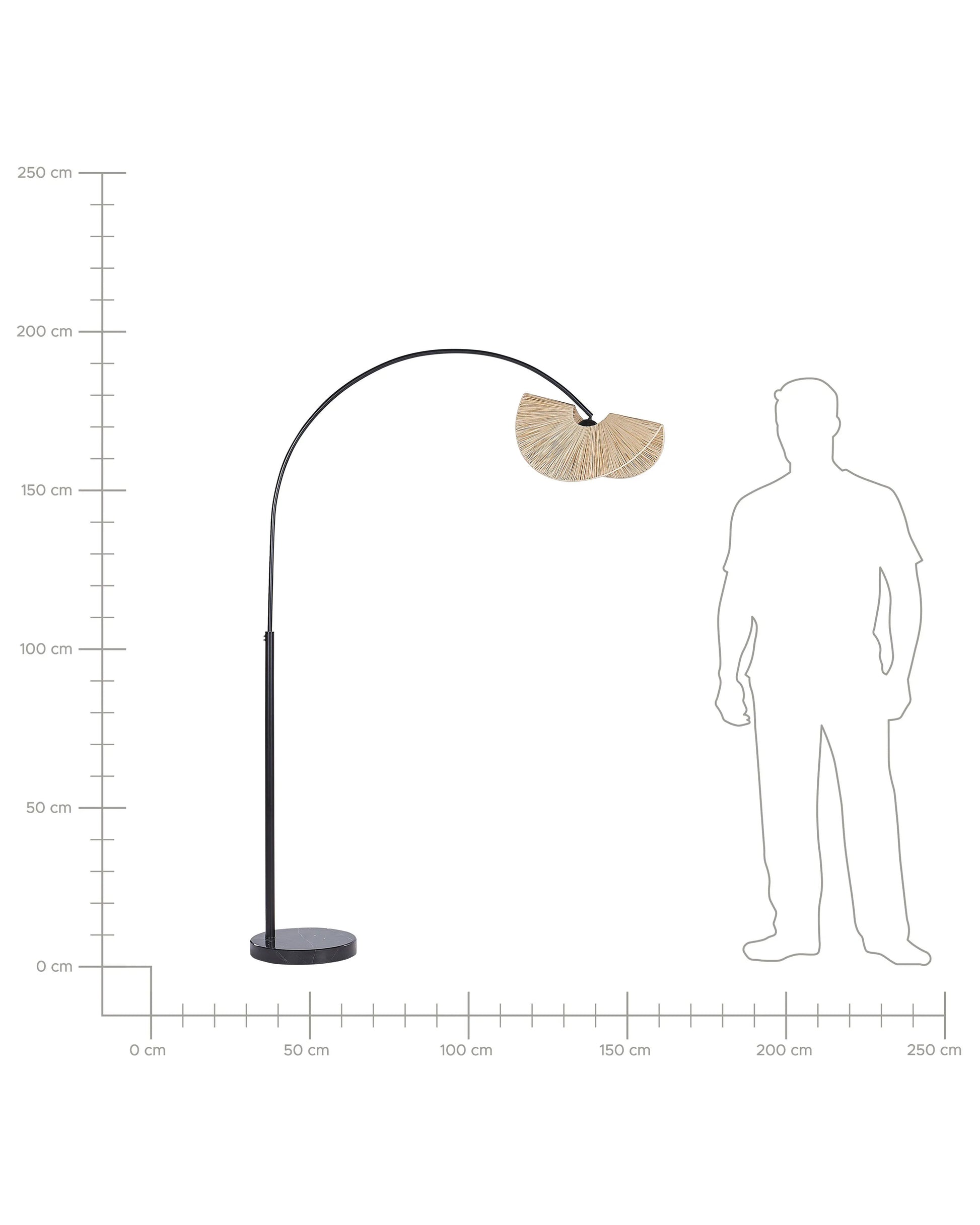  Floor Lamp HERRON Natural