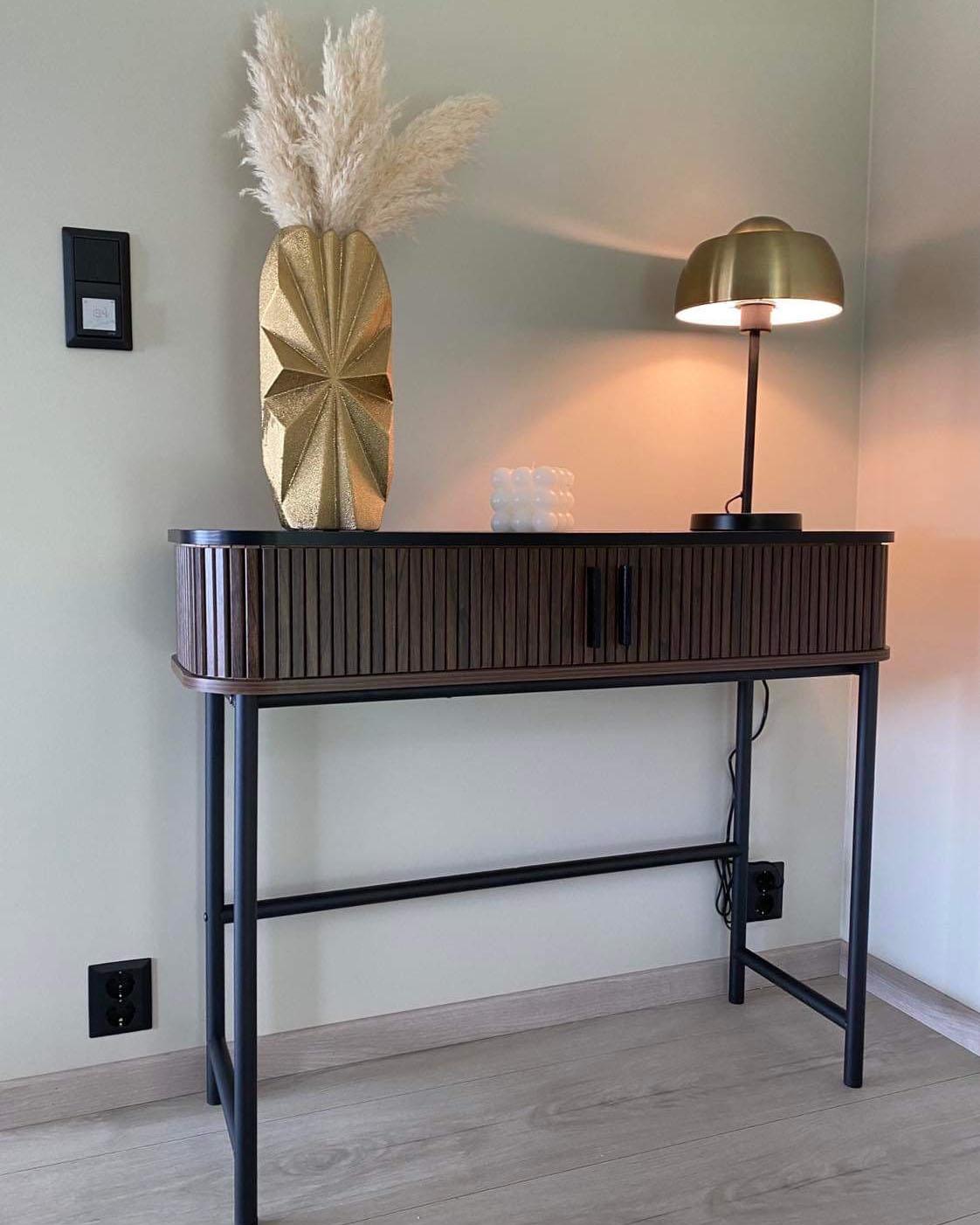  Table Lamp SENETTE Metal Black/ Gold