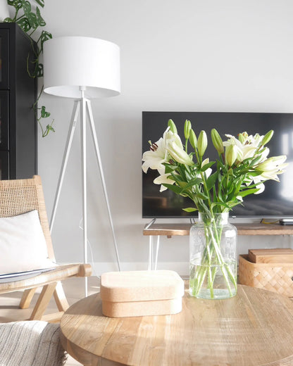  Floor Lamp STILETTO Metal White