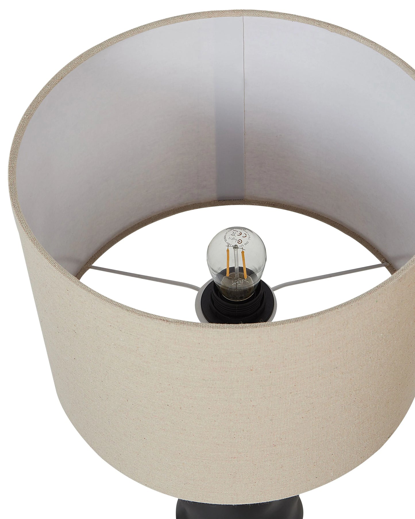  Table Lamp VILAR Ceramic Black