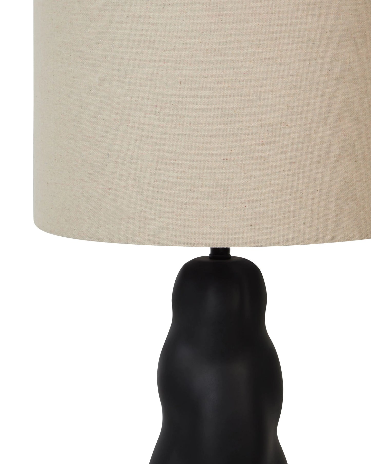  Table Lamp VILAR Ceramic Black