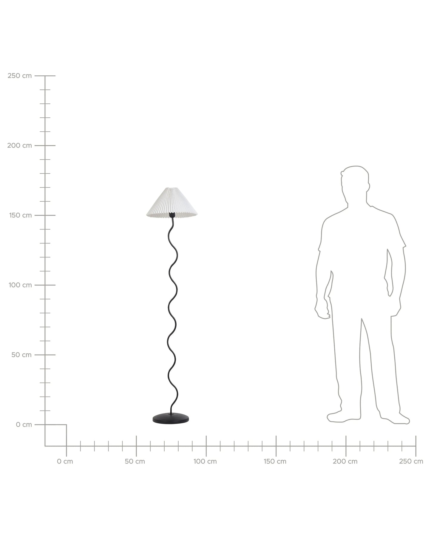  Floor Lamp JIKAWO Metal Black