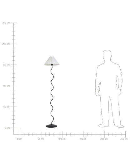  Floor Lamp JIKAWO Metal Black