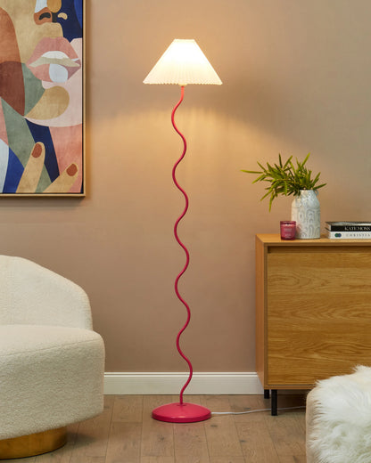  Floor Lamp JIKAWO Metal Pink
