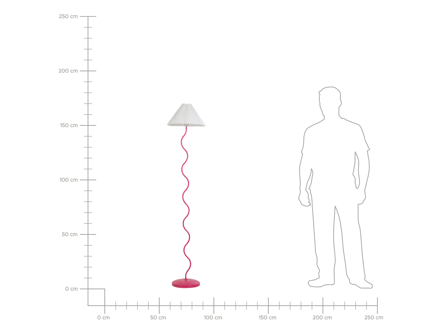  Floor Lamp JIKAWO Metal Pink