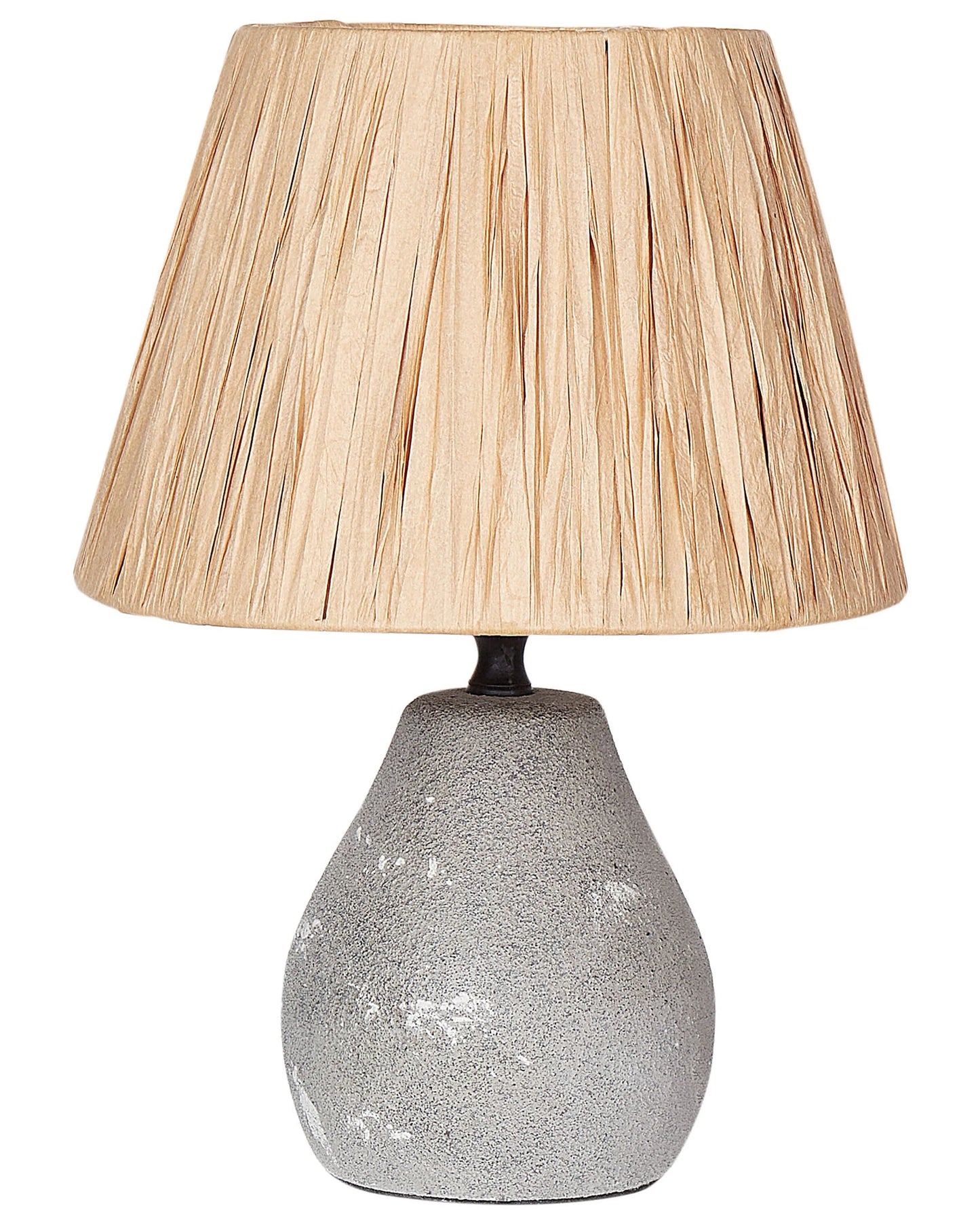  Set Of 2 Table Lamps ARWADITO Ceramic Grey