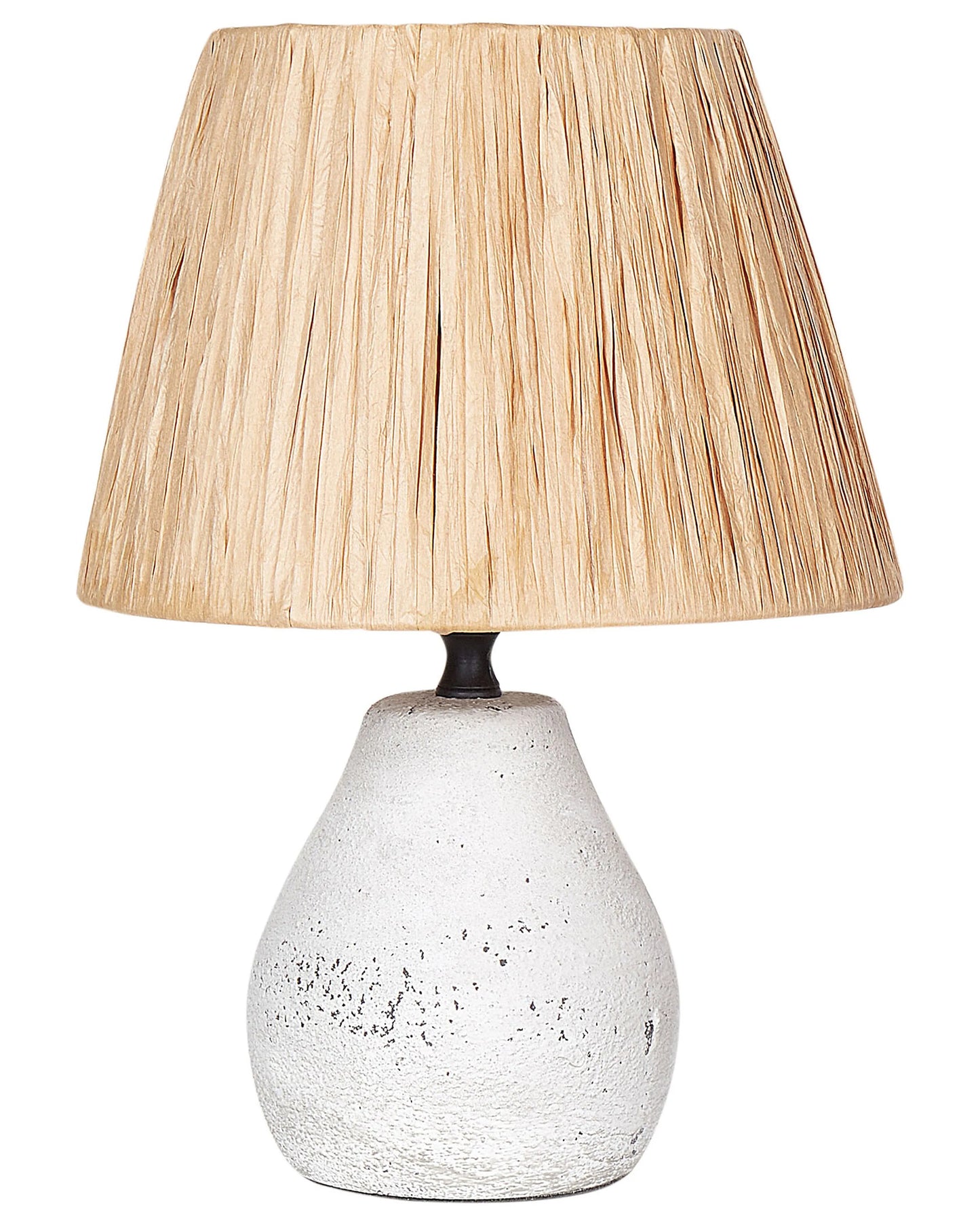  Set Of 2 Table Lamps ARWADITO Ceramic Off-White