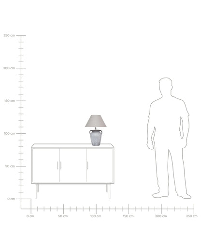  Table Lamp AGEFET Ceramic Grey