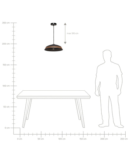 Pendant Lamp MINILLAS Metal Black