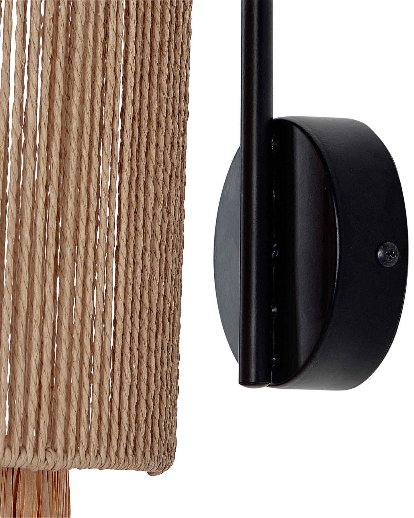  Set Of 2 Wall Lamps JAMMA Paper Rope Natural