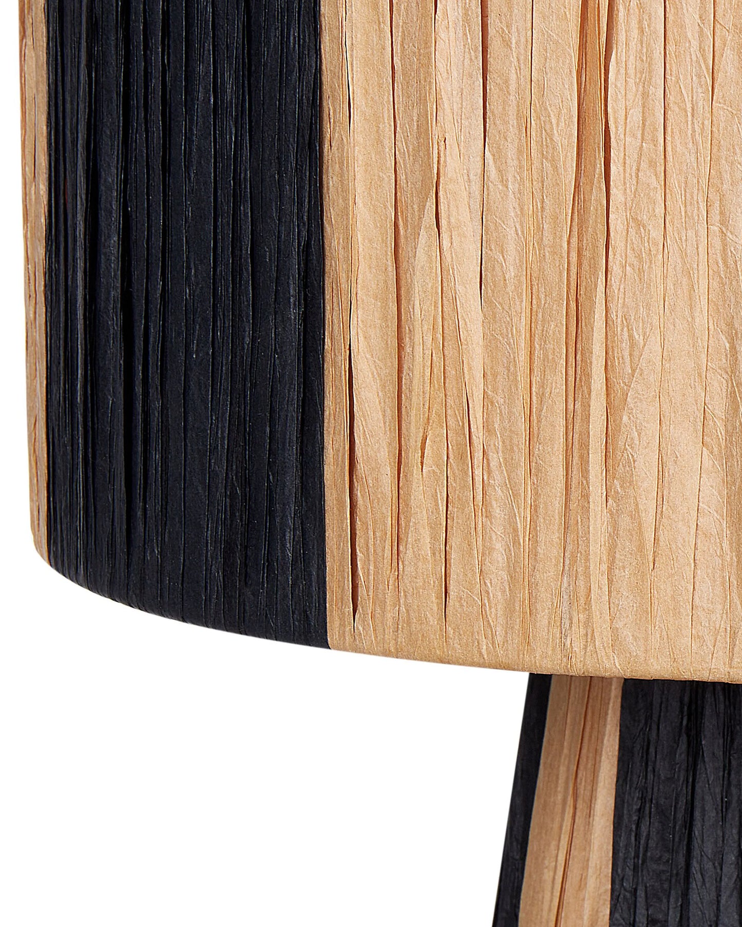  Table Lamp WELMEL Wicker Brown/ Black