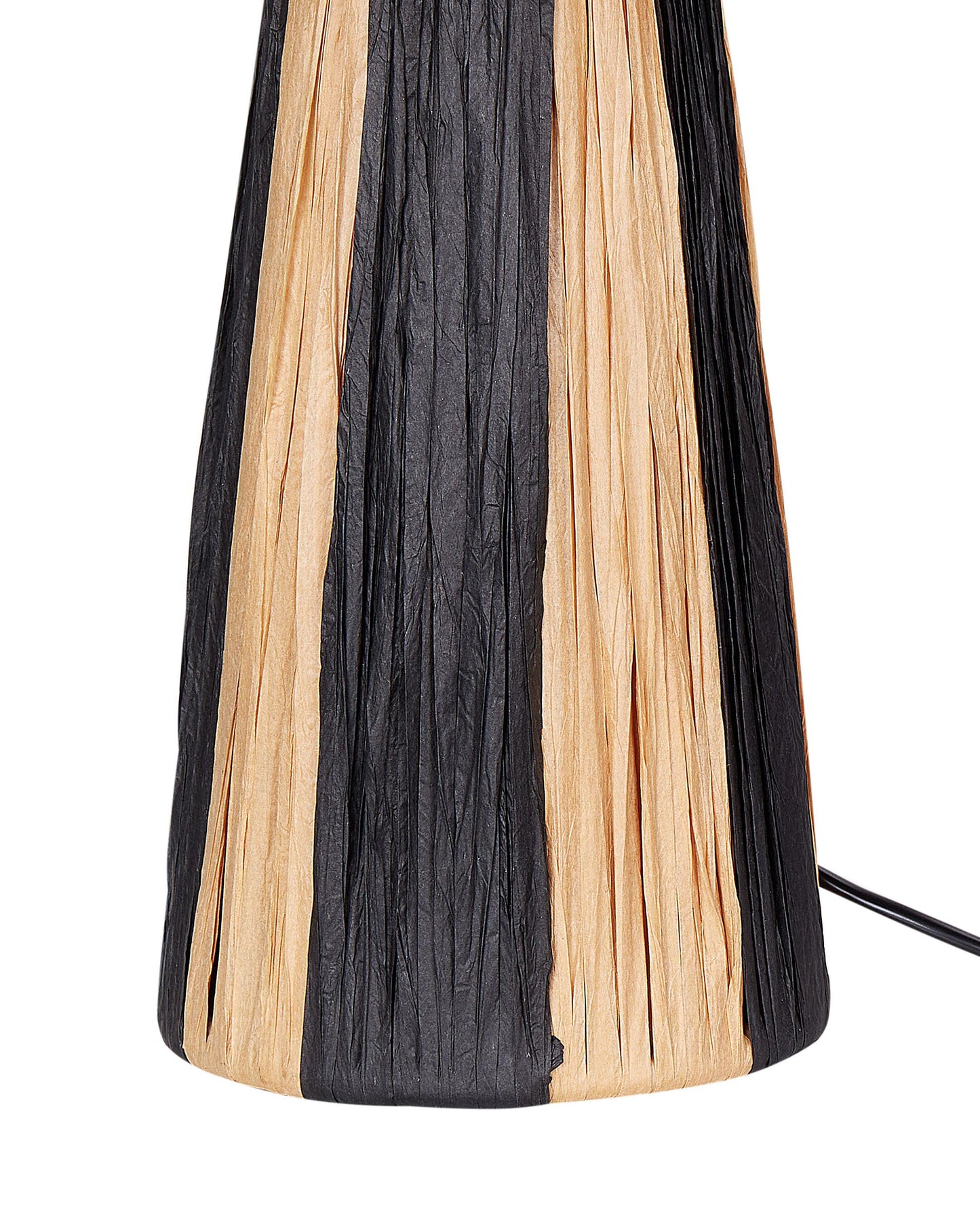  Table Lamp WELMEL Wicker Brown/ Black