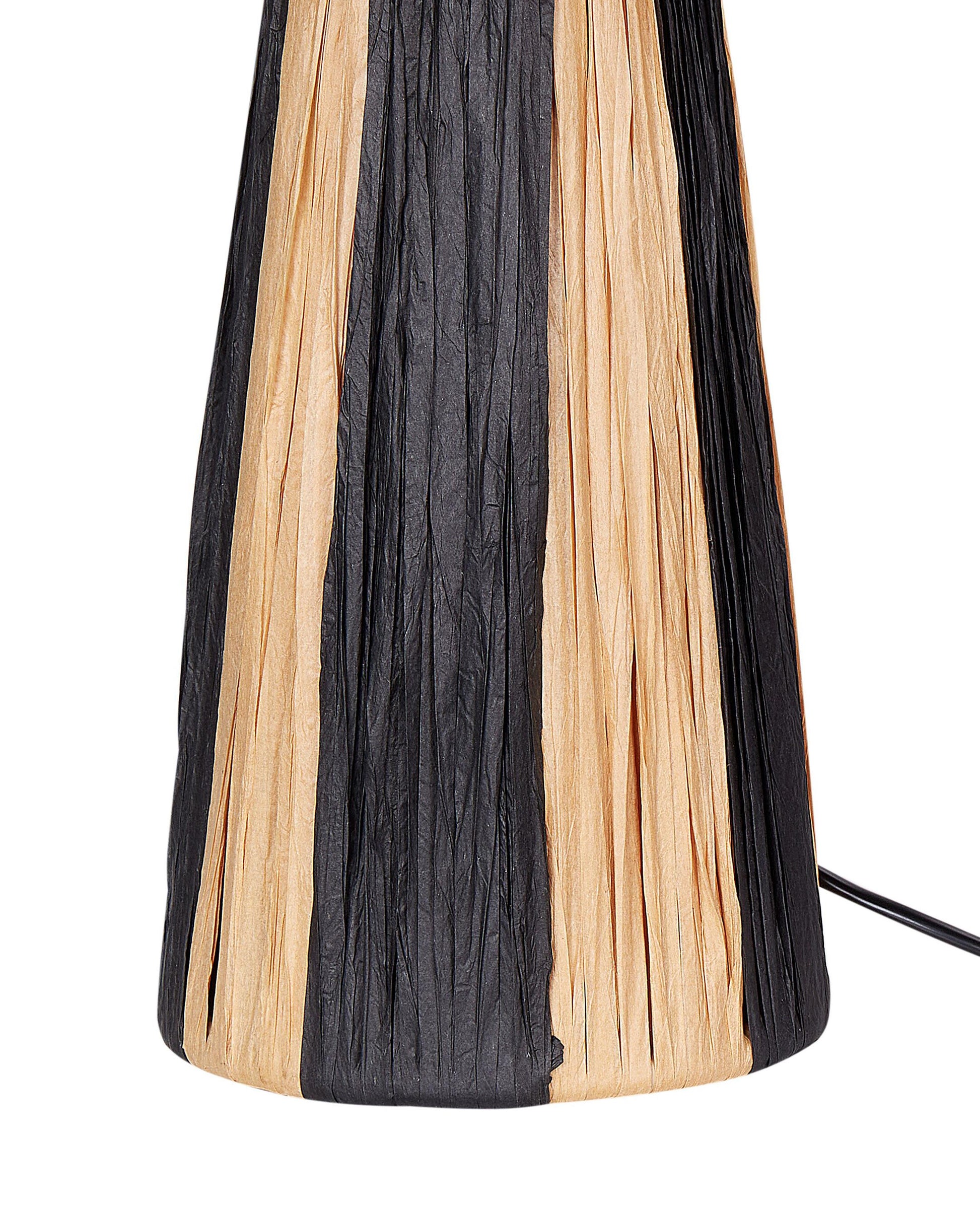  Table Lamp WELMEL Wicker Brown/ Black