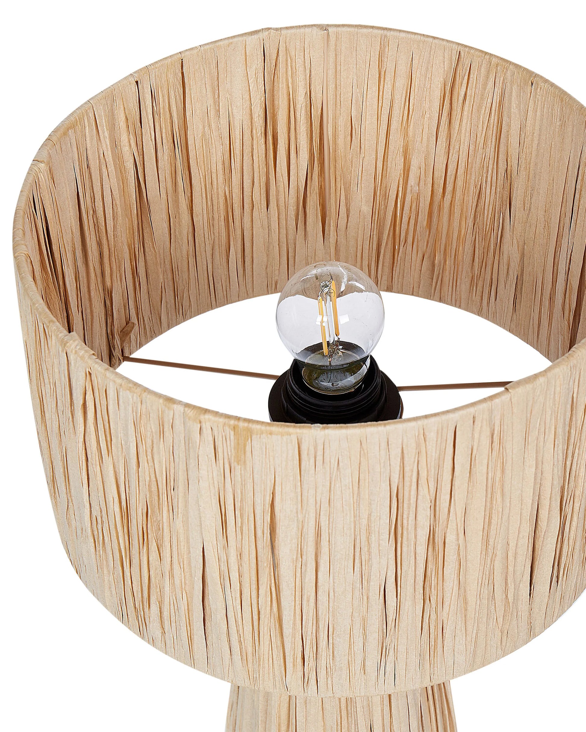  Table Lamp WELMEL Wicker Natural