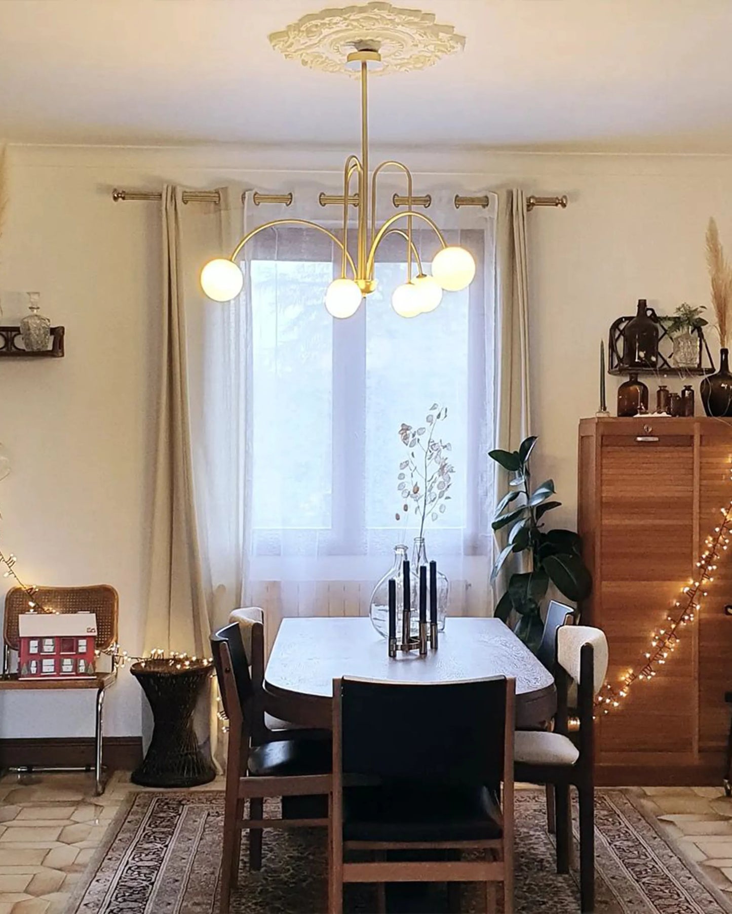  Chandelier FORBES Metal Gold
