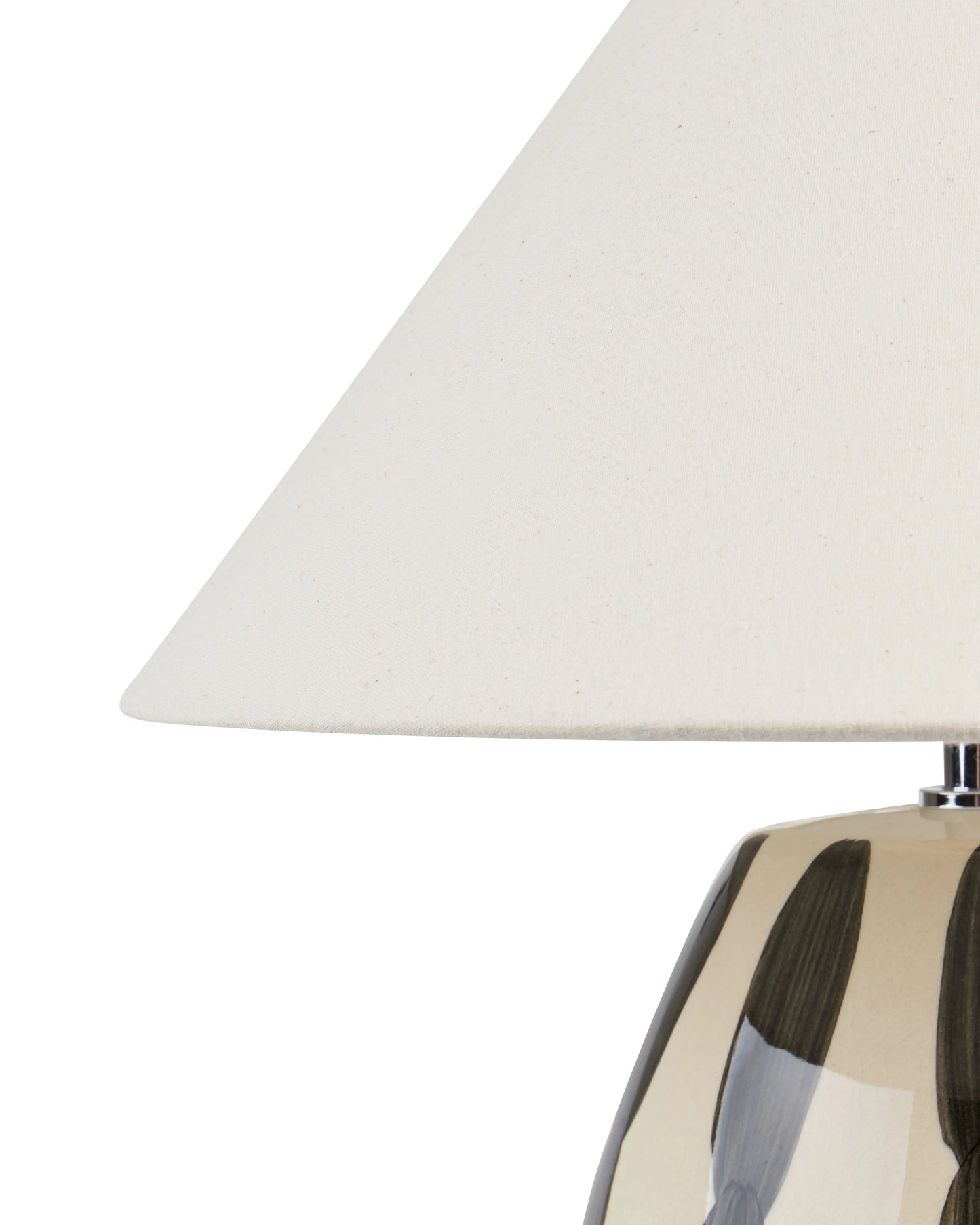  Table Lamp LUCHETTI Ceramic Black/ White