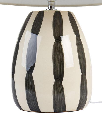  Table Lamp LUCHETTI Ceramic Black/ White