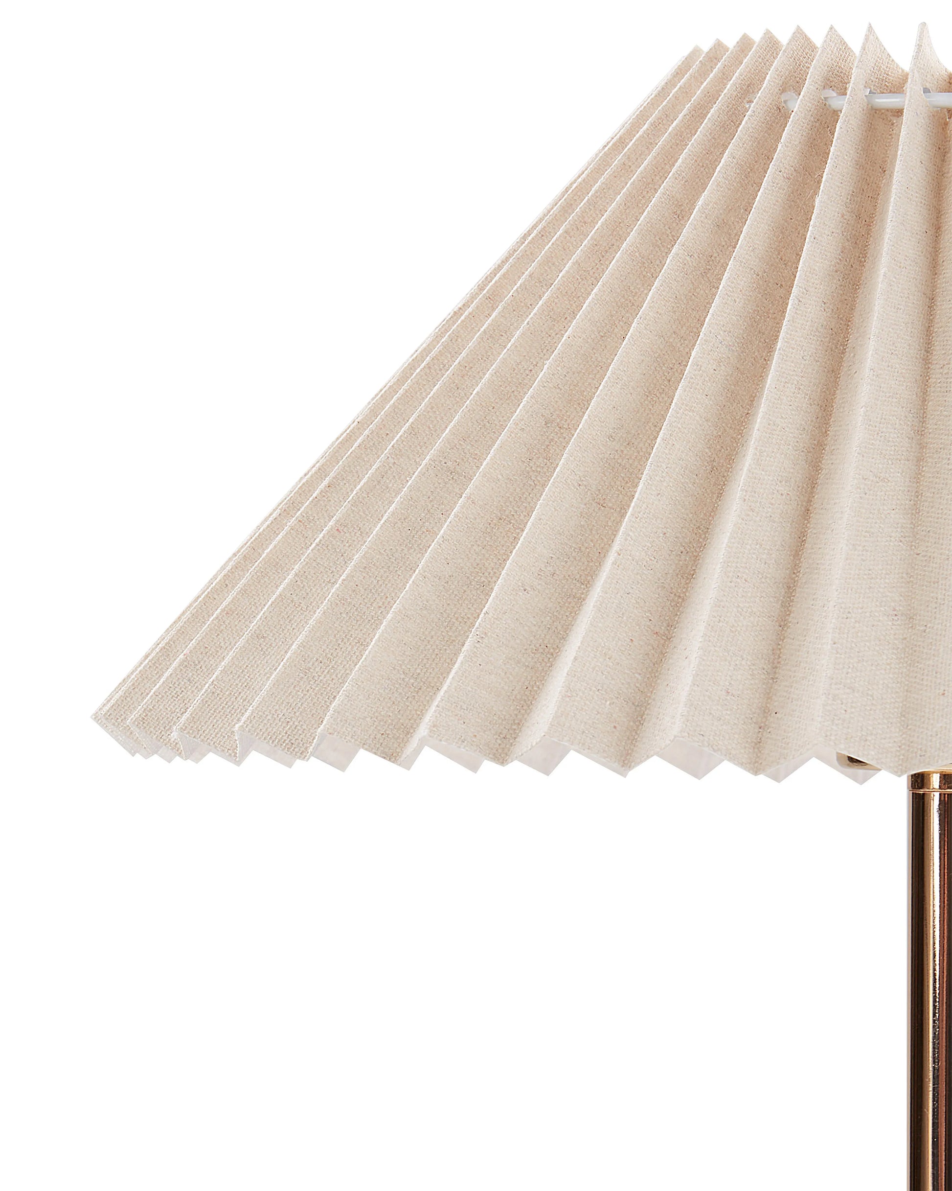  Table Lamp BALUARTE Faux Linen Beige