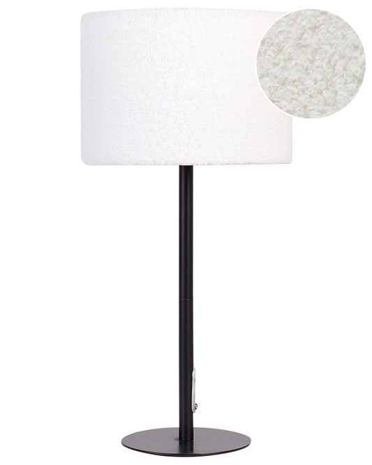  Table Lamp VINAZCO Boucle White