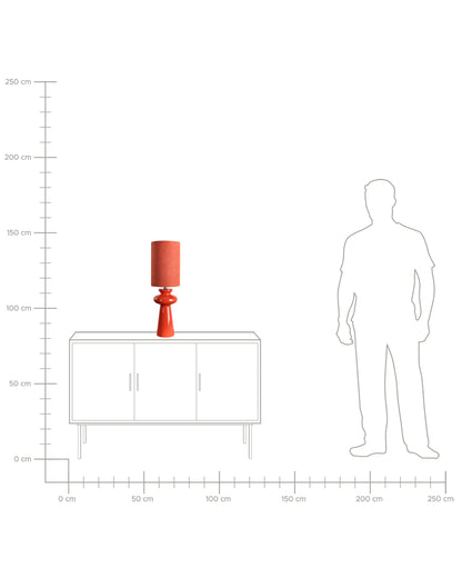  Table Lamp OTEROS Red