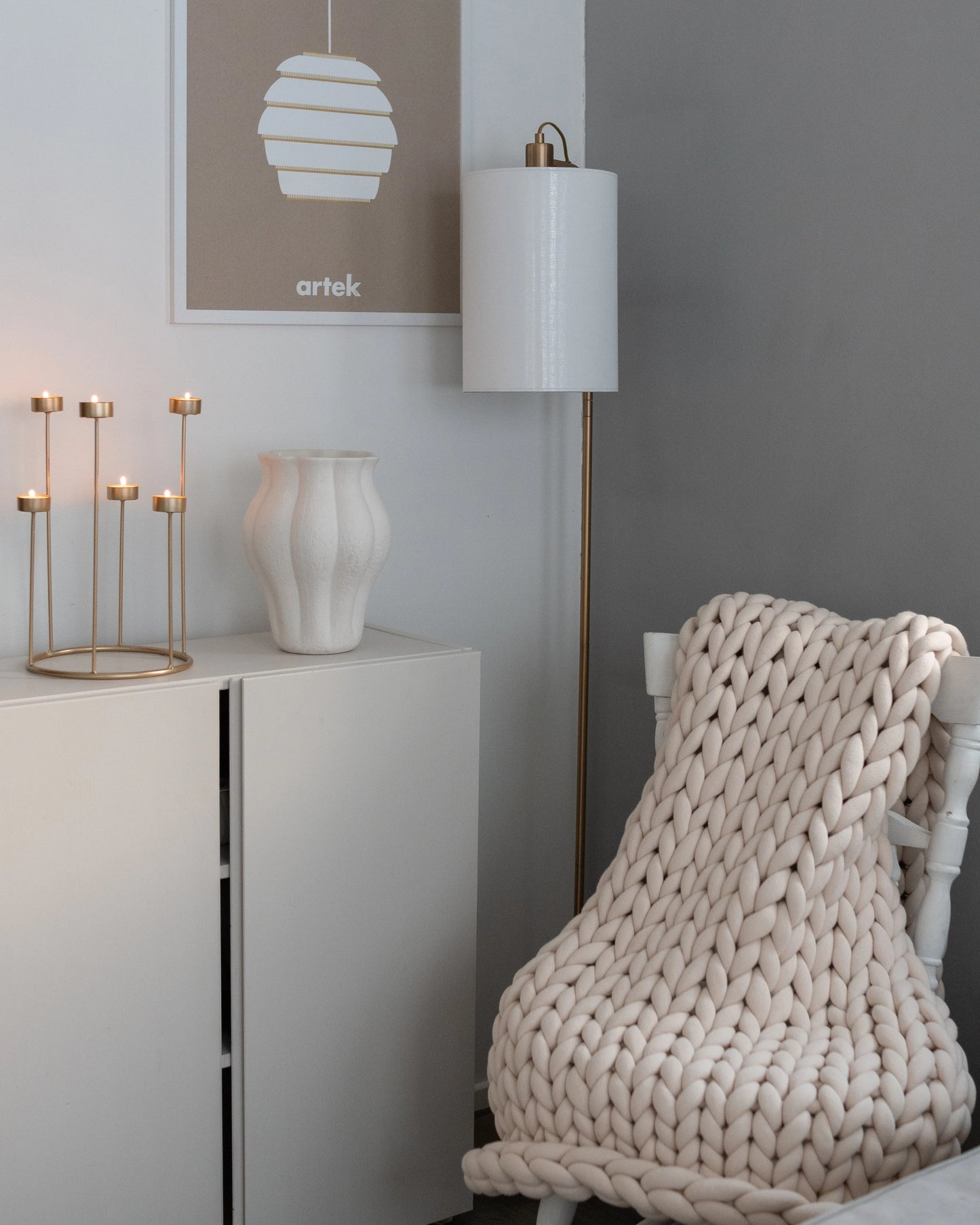  Floor Lamp LIBERIA Metal Copper