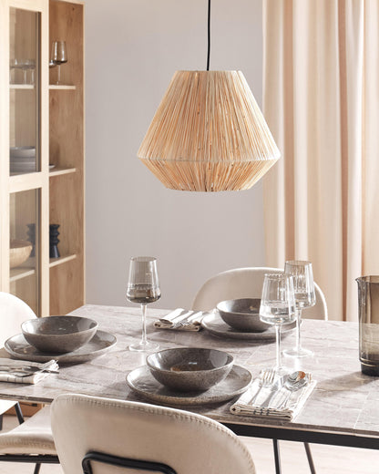  Pendant Lamp DAMIT Wicker Natural
